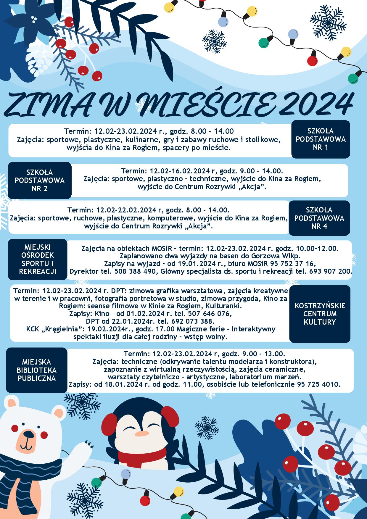 Zima w mieście 2024