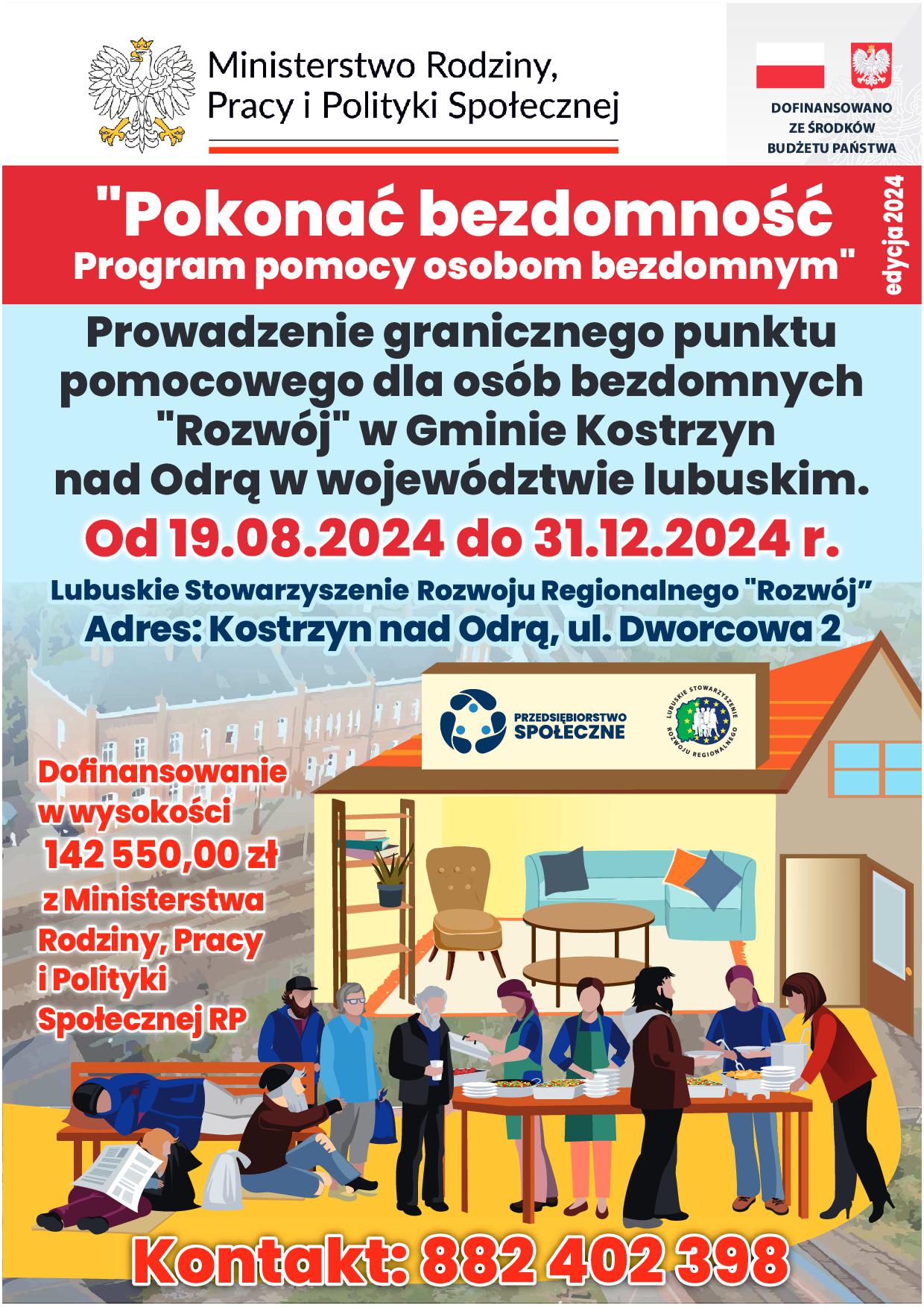 "Pokonać bezdomność" - program pomocy osobom bezdomnym 